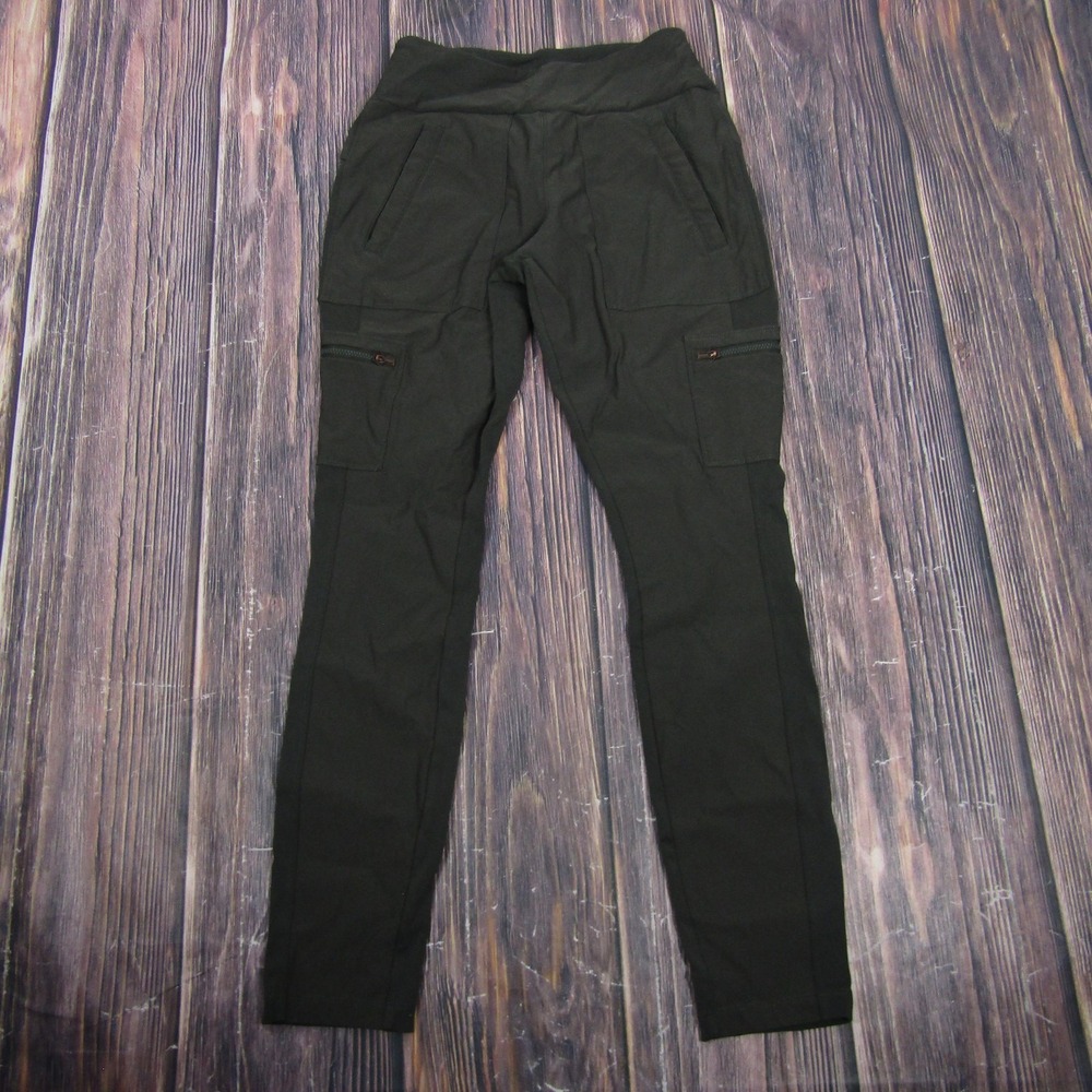 Athleta Pants Womens 4 Black Ankle Headlands Hybrid Cargo Tapered Pull On